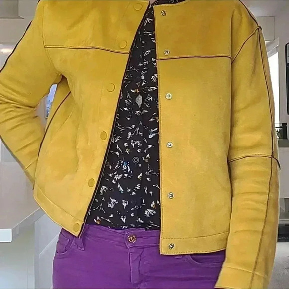 Zara yellow jacket size S - Picture 2 of 5